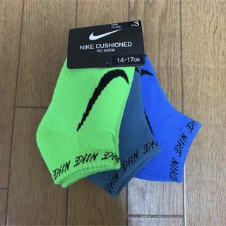 ナイキ(NIKE)の新品　NIKE スニーカーソックス　キッズ14〜17㎝　3色(靴下/タイツ)