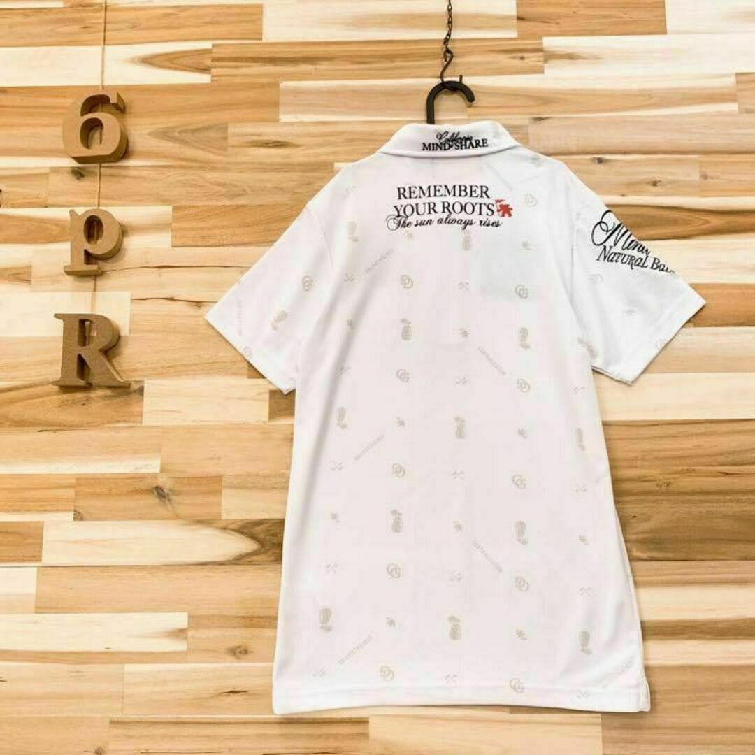 GOTCHA - 【ガッチャ】GOTCHA ゴルフ 半袖ポロシャツ 総柄 ヤシ GOTCHA - 【ガッチャ】GOTCHA ゴルフ 半袖ポロシャツ 総柄 ヤシ