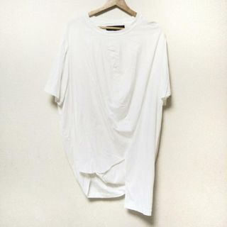 ANREALAGE - ANREALAGE(アンリアレイジ) チュニック サイズ46 XL レディース美品  - 白 クルーネック/半袖