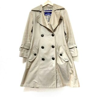 バーバリーブルーレーベル(BURBERRY BLUE LABEL)のBurberry Blue Label(バーバリーブルーレーベル) トレンチコート サイズ36 S レディース - ベージュ 長袖/春/秋(トレンチコート)