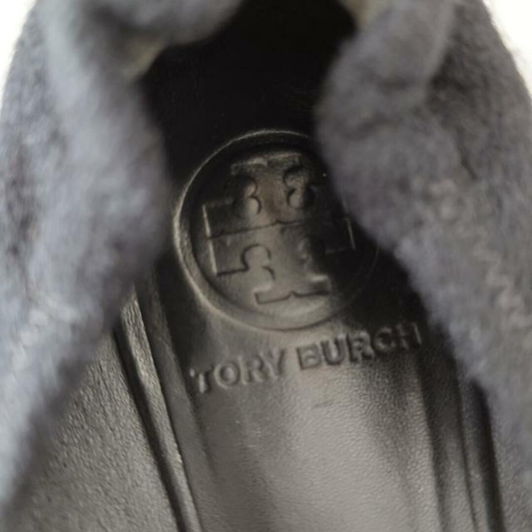 Tory Burch(トリーバーチ)のTORY BURCH(トリーバーチ) フラットシューズ 6 1/2 M レディース - 黒 ウール×レザー レディースの靴/シューズ(その他)の商品写真