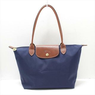 LONGCHAMP - LONGCHAMP(ロンシャン) ショルダーバッグ ル・プリアージュオリジナル L2605089556 ネイビー×ブラウン 折りたたみ ナイロン×レザー