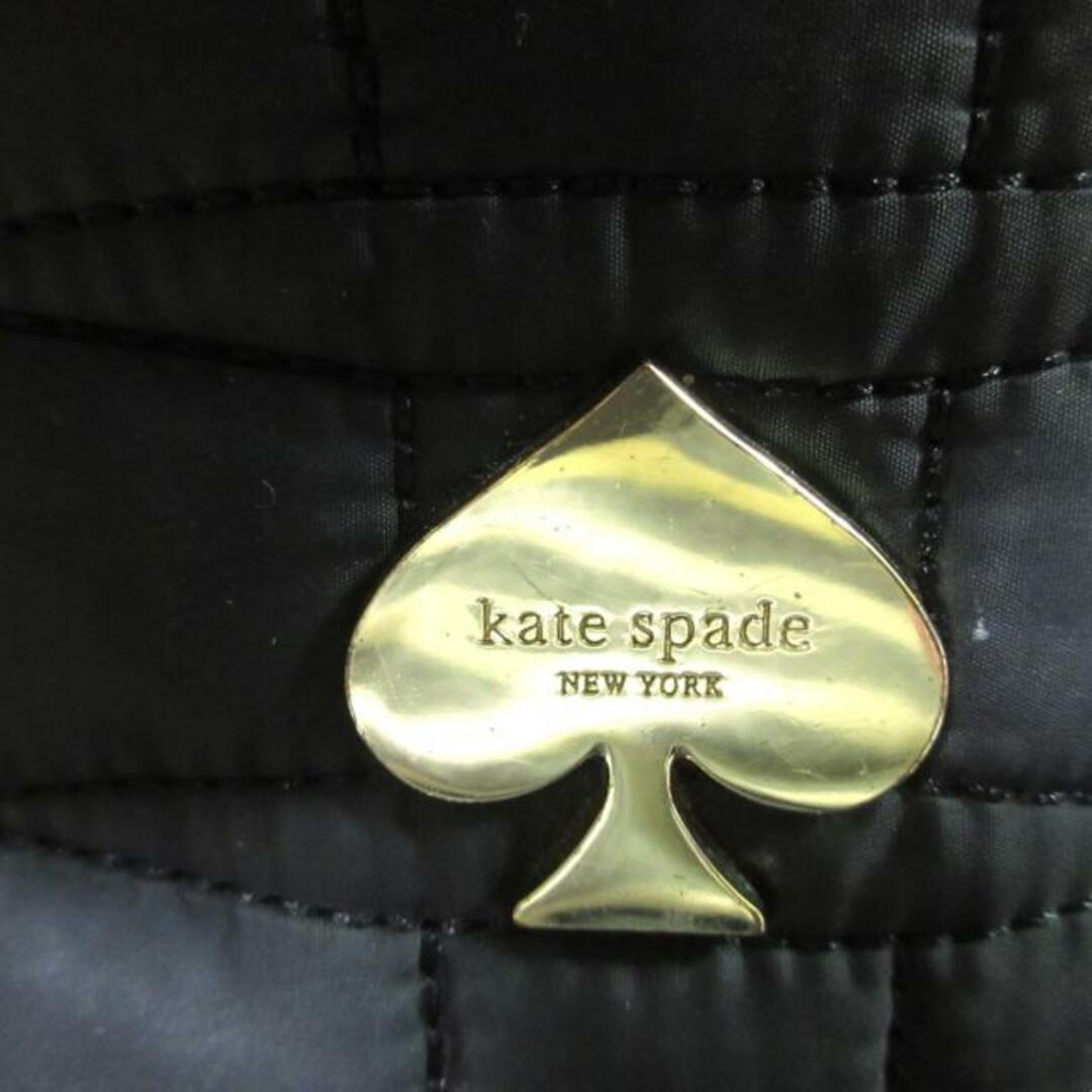kate spade new york(ケイトスペードニューヨーク)のKate spade(ケイトスペード) ショルダーバッグ - PXRU3003 黒 キルティング ナイロン×エナメル（レザー） レディースのバッグ(ショルダーバッグ)の商品写真