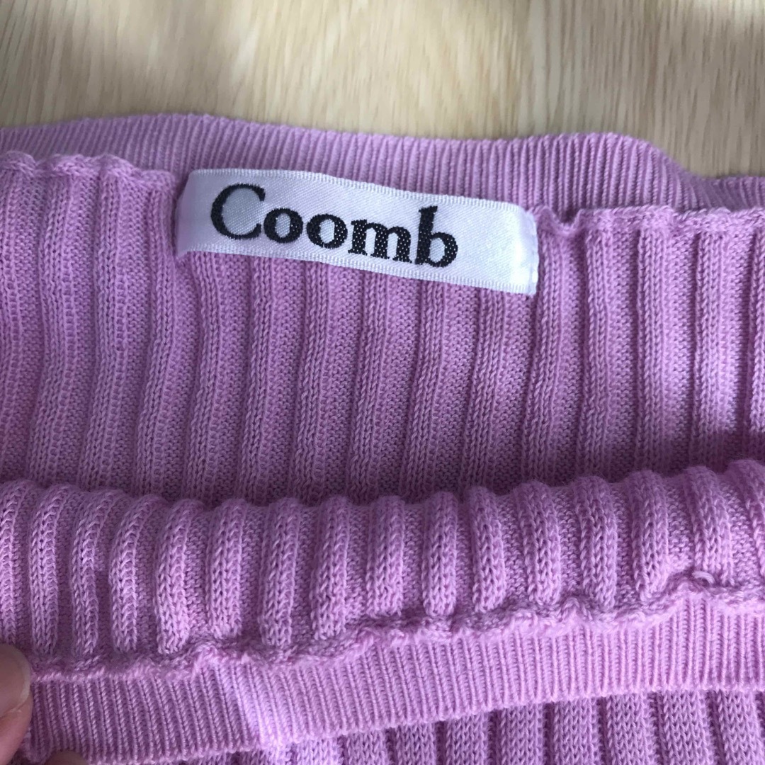 Coomb(クーム)の未使用タグ付き　Coomb クーム　レディース　サイズ38 レディースのトップス(カットソー(長袖/七分))の商品写真