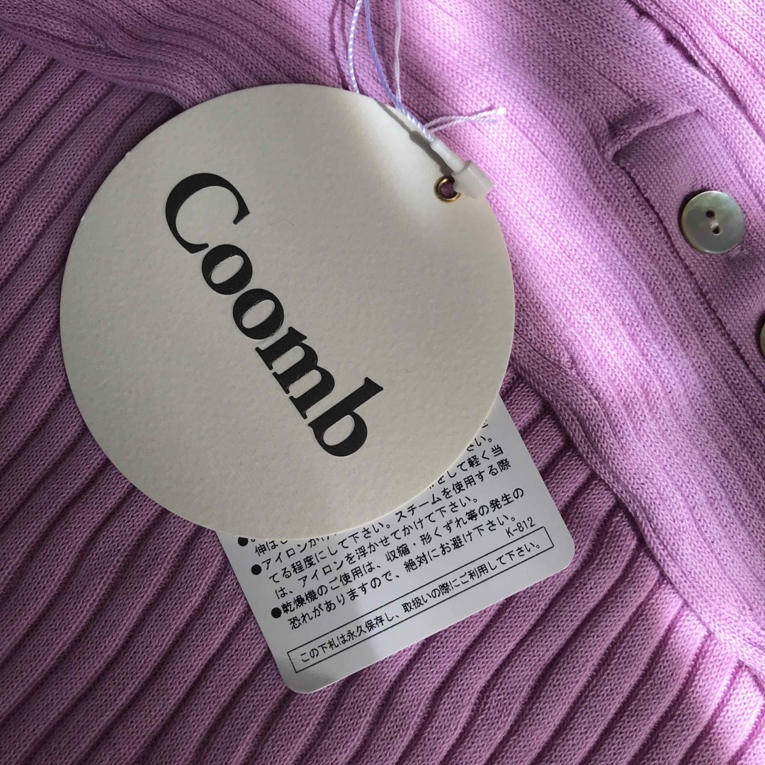 Coomb(クーム)の未使用タグ付き　Coomb クーム　レディース　サイズ38 レディースのトップス(カットソー(長袖/七分))の商品写真