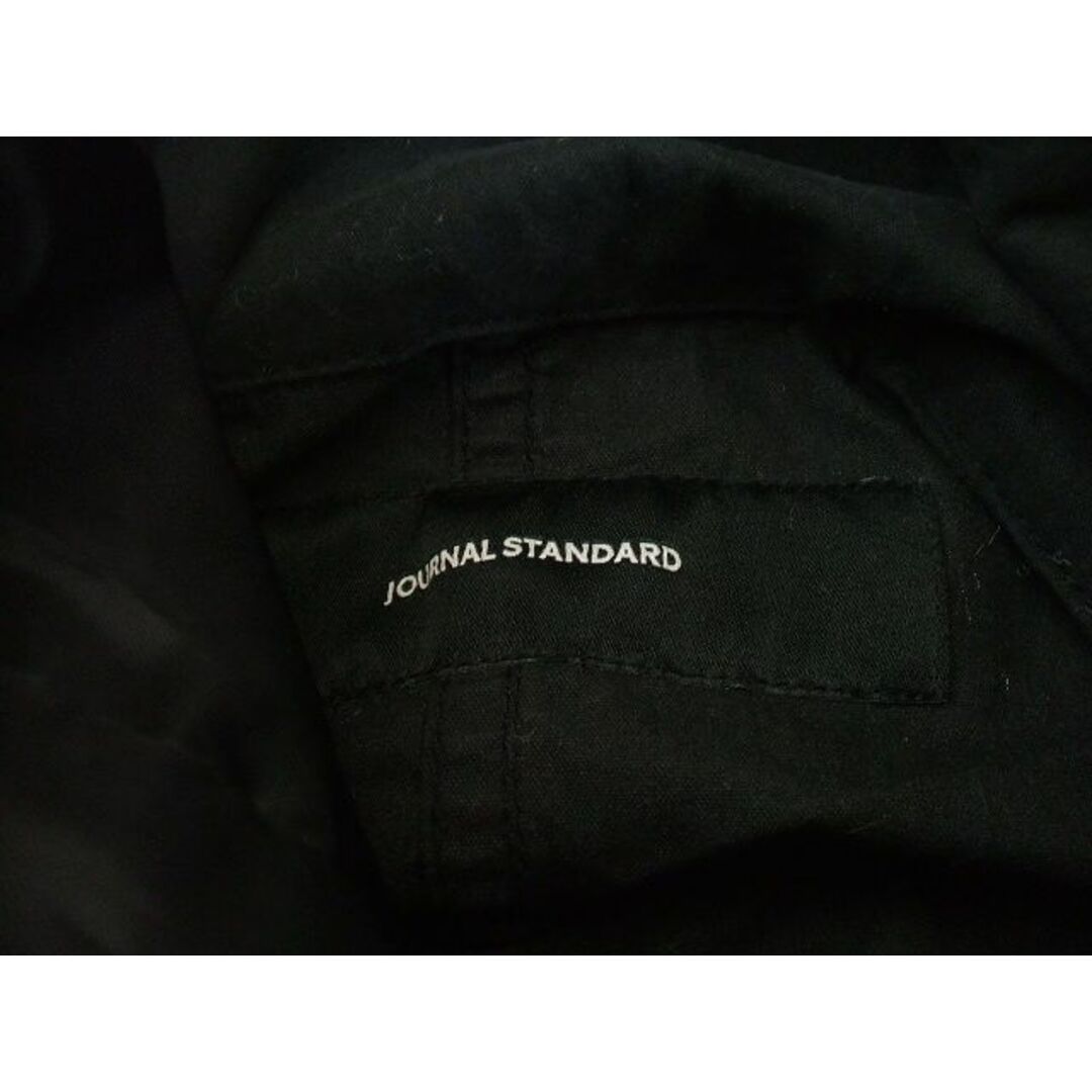 JOURNAL STANDARD(ジャーナルスタンダード)のJOURNAL STANDARD ファー付き ブラック モッズ ボアライナー モッズコート ブラック メンズ  ジャーナルスタンダード【中古】1-1228T♪ メンズのジャケット/アウター(モッズコート)の商品写真