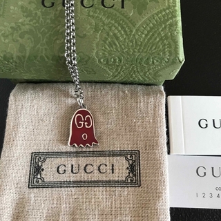 Gucci - グッチ❣️ネックレス　グッチゴースト　シルバー925  箱保存袋付き　GUCCI