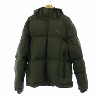 ラコステ(LACOSTE)のLACOSTE キルトタフタ ダウンジャケット 48 M カーキ BH9803(ダウンジャケット)