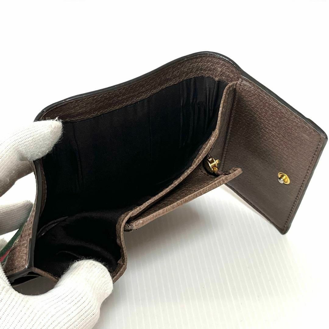 Gucci(グッチ)の超美品　GUCCI　グッチ　オフディア　三つ折り財布 レディースのファッション小物(財布)の商品写真