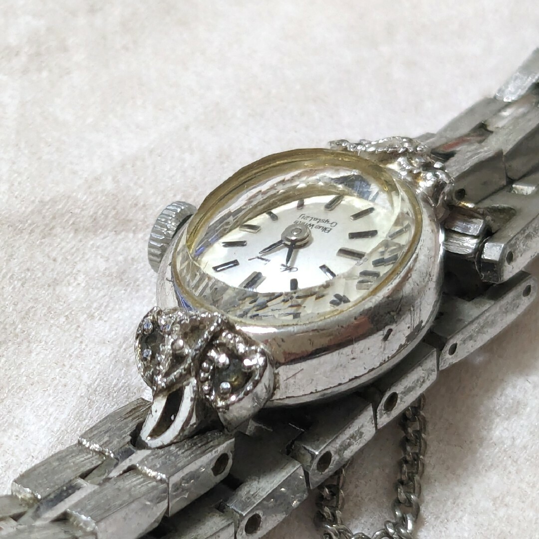 ORIENT(オリエント)のオリエント ニューシャネル 腕時計 手巻 アンティーク ブレスレット WGP 銀 レディースのファッション小物(腕時計)の商品写真
