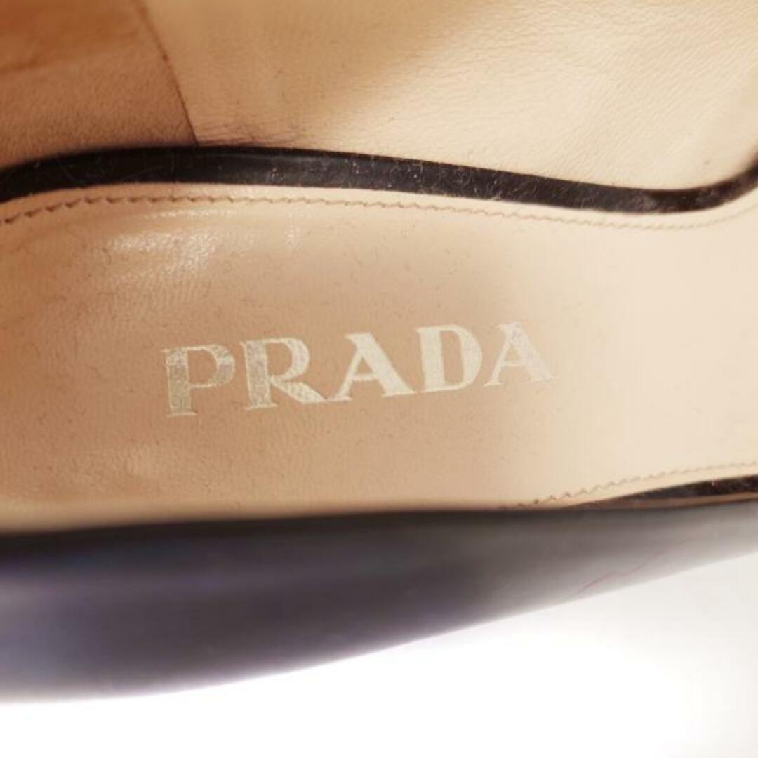 PRADA(プラダ)のPRADA(プラダ) パンプス 35 1/2 レディース - 黒 エナメル（レザー） レディースの靴/シューズ(ハイヒール/パンプス)の商品写真