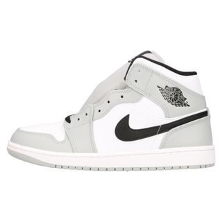 ナイキ(NIKE)のNIKE ナイキ AIR JORDAN 1 MID SMOKE GREY エアジョーダン 1 ミドルカットスニーカー グレー US10.5/28.5cm 554724-092(スニーカー)