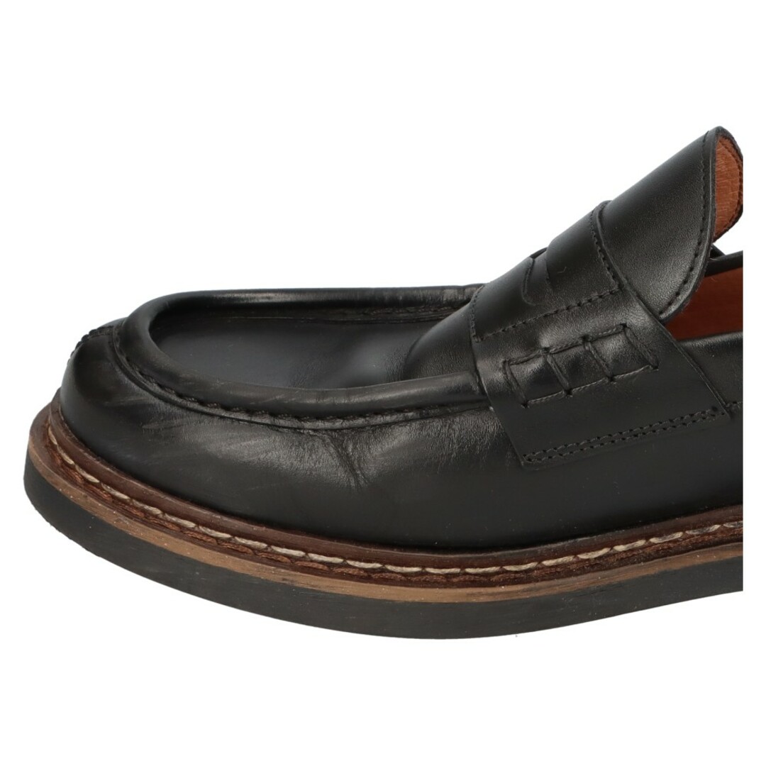 Yiaucarls Morelli ジャンカルロモレリ レザー ローファー ビジネスシューズ ブラック EU41/26cm 160427 メンズの靴/シューズ(その他)の商品写真