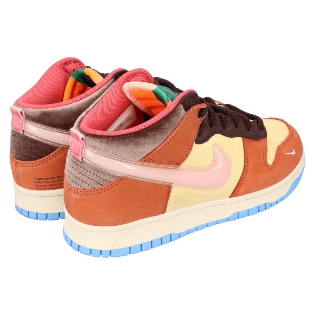 NIKE(ナイキ)のNIKE ナイキ ×SOCIAL STATUS DUNK MID CHOCOLATE MILK ダンク ミッド チョコレート ミルク ミッドカットスニーカー マルチ US9/27cm DJ1173-700 メンズの靴/シューズ(スニーカー)の商品写真