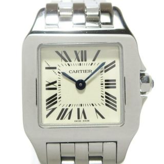 カルティエ(Cartier)のCartier(カルティエ) 腕時計美品  サントスドゥモワゼルSM W25064Z5 レディース アイボリー(腕時計)