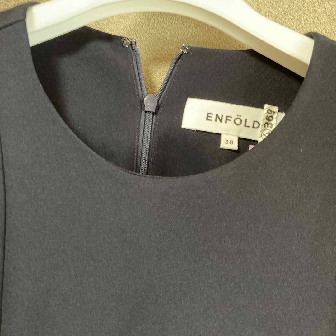 ENFOLD(エンフォルド)のENFOLD ワンピースCURVE DRESS  レディースのワンピース(ロングワンピース/マキシワンピース)の商品写真