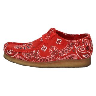 シュプリーム(Supreme)のSUPREME シュプリーム 19SS ×Clarks Bandana Wallabee クラークス バンダナワラビー ショートブーツ レッド(ブーツ)