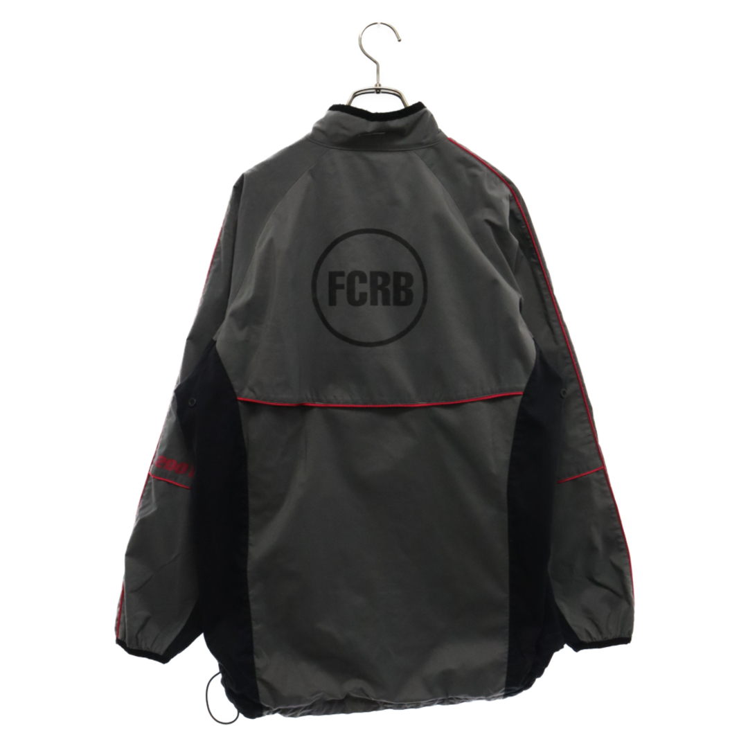 F.C.R.B.(エフシーアールビー)のF.C.R.B./F.C.Real Bristol/FCRB エフシーアールビー/エフシーレアルブリストル ×NIKE ロゴ刺繍 ジップアップジャケット S1-MAS グレー メンズのジャケット/アウター(フライトジャケット)の商品写真