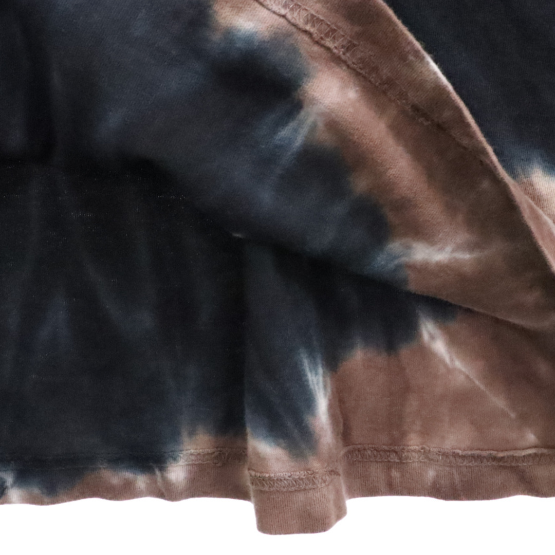 MAIDEN NOIR(メイデンノワール)のMAIDEN NOIR メイデンノアール タイダイ ポケット付 ロングスリーブカットソー 長袖Tシャツ ブラウン メンズのトップス(Tシャツ/カットソー(七分/長袖))の商品写真