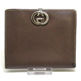 グッチ(Gucci)のGUCCI(グッチ) 2つ折り財布 ダブルG/オールドグッチ ダークブラウン レザー(財布)