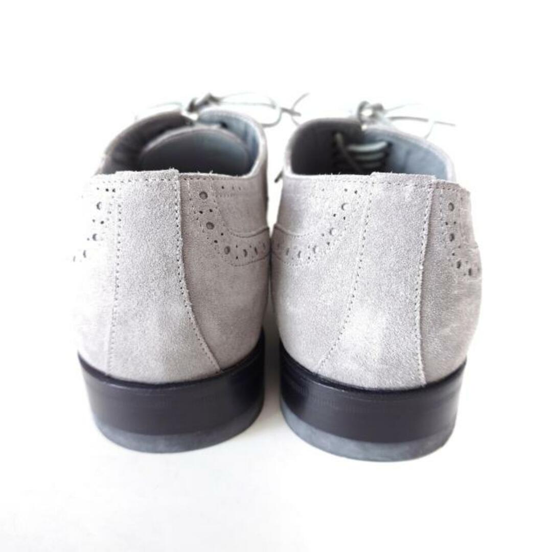 MANOLO BLAHNIK(マノロブラニク)のMANOLO BLAHNIK(マノロブラニク) シューズ 9 メンズ美品  - グレー ウィングチップ スエード メンズの靴/シューズ(その他)の商品写真