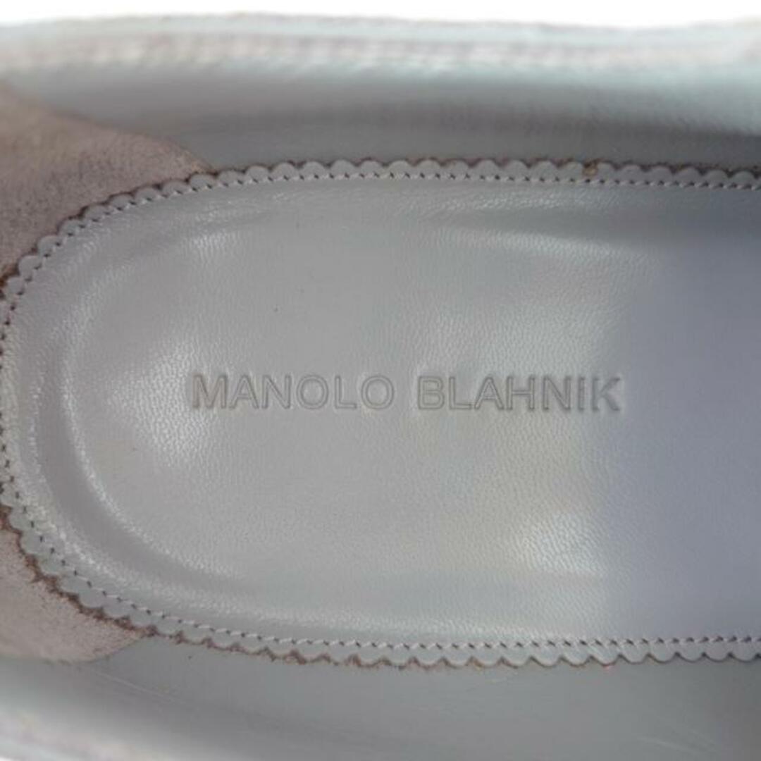 MANOLO BLAHNIK(マノロブラニク)のMANOLO BLAHNIK(マノロブラニク) シューズ 9 メンズ美品  - グレー ウィングチップ スエード メンズの靴/シューズ(その他)の商品写真