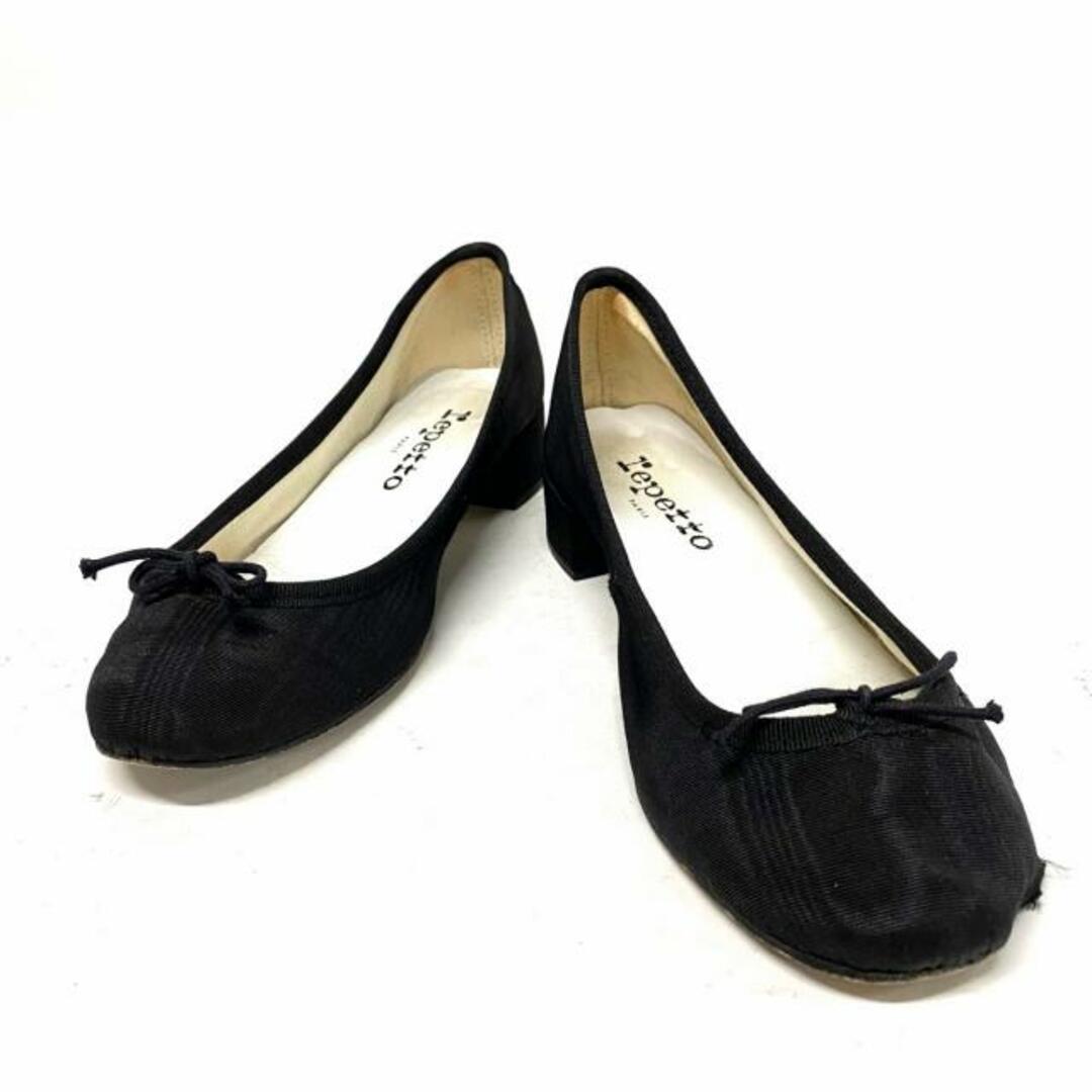 repetto(レペット)のrepetto(レペット) パンプス 36 レディース - 黒 リボン 化学繊維 レディースの靴/シューズ(ハイヒール/パンプス)の商品写真