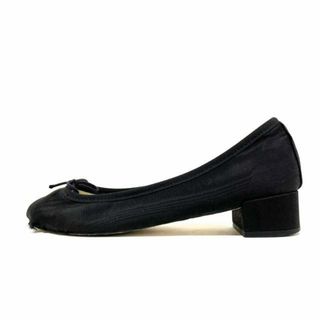 repetto - repetto(レペット) パンプス 36 レディース - 黒 リボン 化学繊維