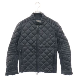 モンクレール(MONCLER)のMONCLER モンクレール 15AW GIRAUDO GIUBBOTTO A20914138905 ラムスキン キルティング ジップアップ ジャケット ブラック(フライトジャケット)