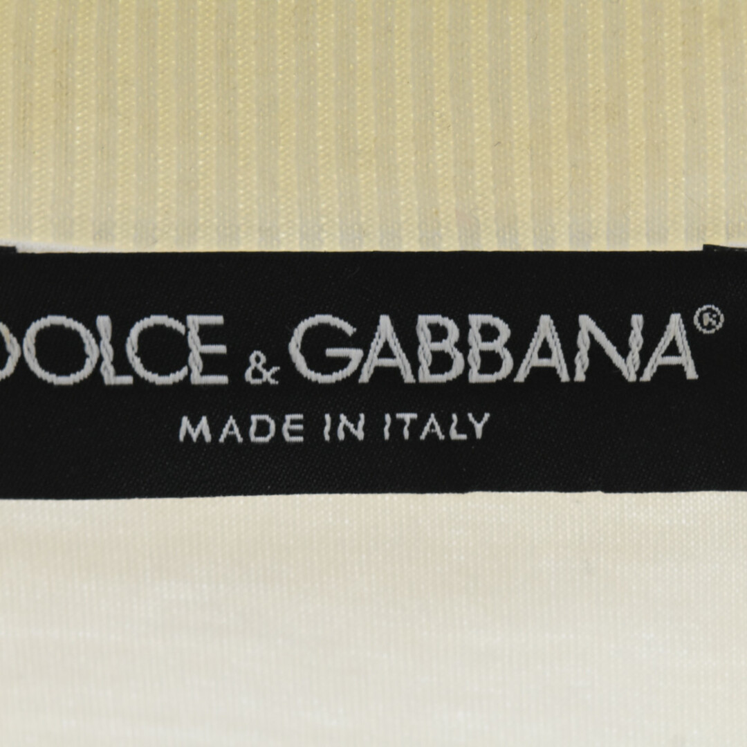 DOLCE&GABBANA(ドルチェアンドガッバーナ)のDOLCE & GABBANA ドルチェアンドガッバーナ AMORE PER SEMPER G9FD1T G7EFC クルーネック スウェットシャツ トレーナー ホワイト メンズのトップス(スウェット)の商品写真