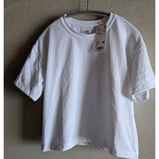 ユニクロ(UNIQLO)のユニクロ　ドライEXクロップドTコットンライク(Tシャツ(半袖/袖なし))