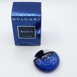 ブルガリ(BVLGARI)の未使用 ブルガリ アクア プールオム アトランティック 5ml ミニ香水(香水(男性用))