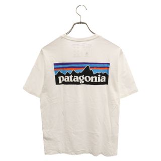 patagonia - PATAGONIA パタゴニア P-6 LOGO T-Shirt オーガニックコットンバックロゴプリント半袖Tシャツ 38535 ホワイト