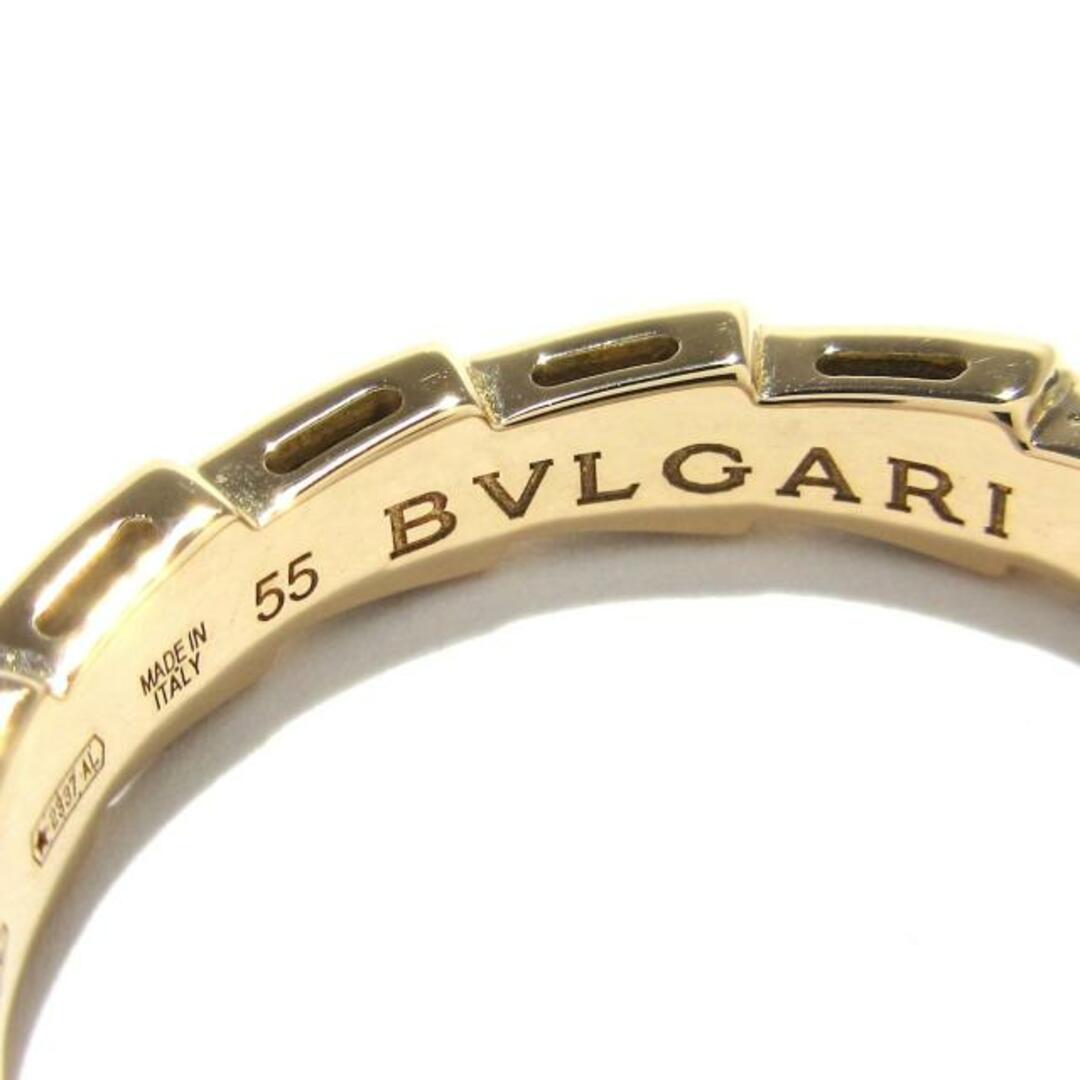 BVLGARI(ブルガリ)のBVLGARI(ブルガリ) リング 55美品  セルペンティ ヴァイパー 349654 K18PG レディースのアクセサリー(リング(指輪))の商品写真