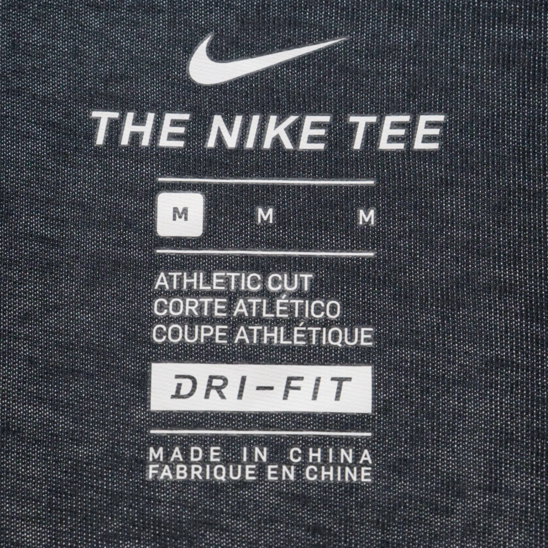 NIKE(ナイキ)のNIKE ナイキ DRI-FIT ドライフィット フロントビッグロゴ 半袖Tシャツ カットソー ブラック メンズのトップス(Tシャツ/カットソー(半袖/袖なし))の商品写真