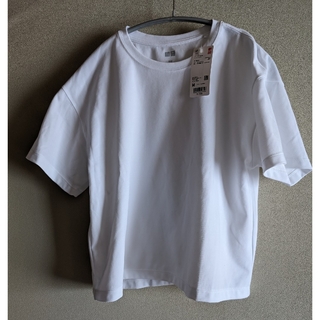 ユニクロ(UNIQLO)のユニクロ　ドライEXクロップドTコットンライク(Tシャツ(半袖/袖なし))