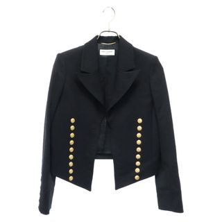 サンローラン(Saint Laurent)のSAINT LAURENT PARIS サンローランパリ 15AW エディ期 ナポレオン テーラードジャケット ブラック レディース 383498 Y367H(テーラードジャケット)