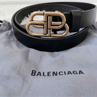 Balenciaga - 美品　BALENCIAGA  ベルト BBロゴ  エクストララージ 75