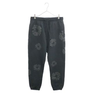 DENIM TEARS デニムティアーズ FLOWER PRINT SWEAT PANTS フラワープリント スウェットパンツ ブラック(その他)