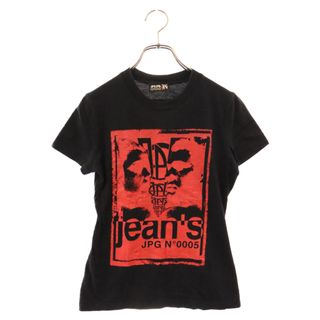 ジャンポールゴルチエ(Jean-Paul GAULTIER)のJean Paul GAULTIER ジャンポールゴルチエ 90S archive アーカイブ フェイスプリント 半袖カットソー Tシャツ ブラック(Tシャツ/カットソー(半袖/袖なし))