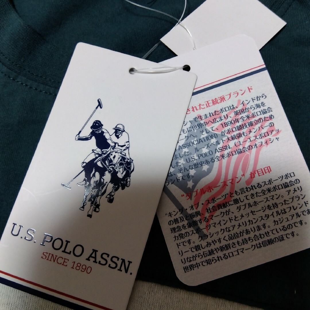 U.S. POLO ASSN.(ユーエスポロアッスン)の【U.S.POLOASSN】ロゴTシャツ オーバーサイズ/S　ユニセックス メンズのトップス(Tシャツ/カットソー(半袖/袖なし))の商品写真