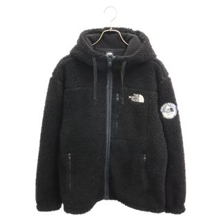 ザノースフェイス(THE NORTH FACE)のTHE NORTH FACE ザノースフェイス PLAY GREEN FLEECE HOODIE プレイグリーンフリースフーディージャケット ブラック NJ4FM57B(フライトジャケット)