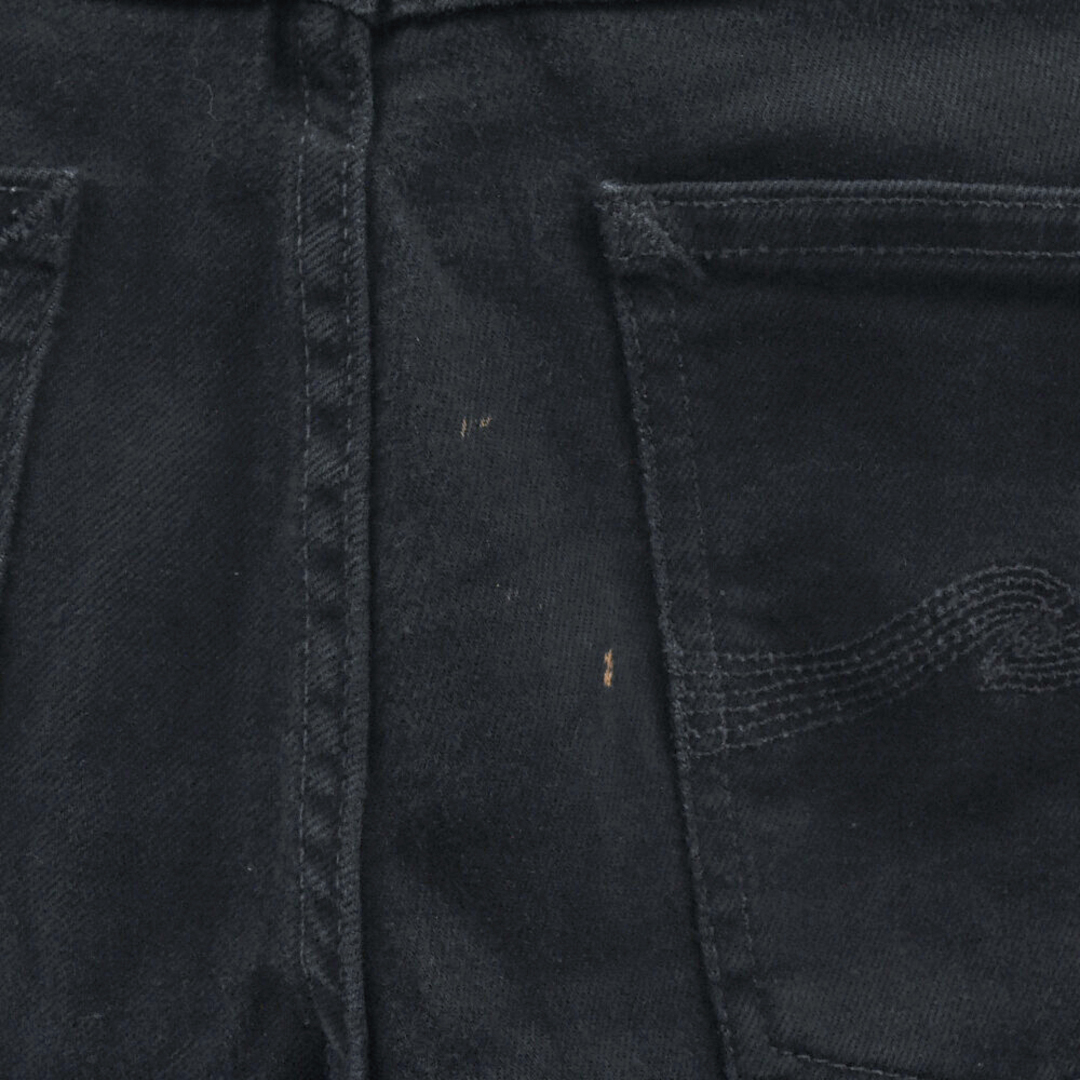 Nudie Jeans(ヌーディジーンズ)のnudie jeans ヌーディージーンズ スリム ストレッチ スキニー デニム パンツ ブラック メンズのパンツ(デニム/ジーンズ)の商品写真