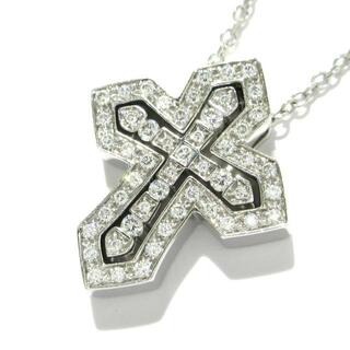 DAMIANI(ダミアーニ) ネックレス美品  ベルエポック K18WG×ダイヤモンド クロス(十字架)