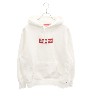 シュプリーム(Supreme)のSUPREME シュプリーム 21AW Box Logo Hooded Sweatshirt White ボックスロゴプルオーバースウェットパーカー ホワイト(パーカー)