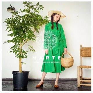 マルテ(Marte)のMARTE gardening onepiece ロングワンピース(ロングワンピース/マキシワンピース)