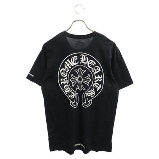 クロムハーツ(Chrome Hearts)のCHROME HEARTS クロムハーツ HORSESHOE LOGO S/S TEE ホースシューロゴ プリント半袖Tシャツ カットソー ブラック(Tシャツ/カットソー(半袖/袖なし))