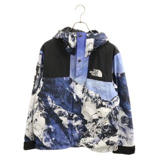 シュプリーム(Supreme)のSUPREME シュプリーム 17AW×THE NORTHFACE Mountain Parka ザ ノースフェイス 雪山マウンテンパーカー ブルー ジャケット ブルー/ホワイト NF0A3CAF(マウンテンパーカー)