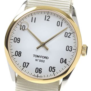 トムフォード TOM FORD TFT002009 N.002 SS/YG クォーツ メンズ 良品 箱・保証書付き_817544