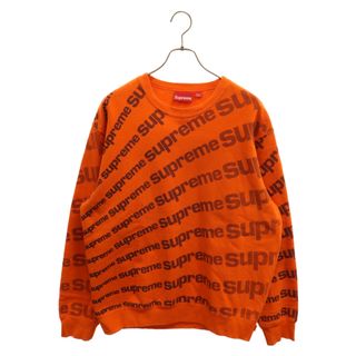 シュプリーム(Supreme)のSUPREME シュプリーム 20SS Radial Crewneck ラディアルロゴ クルーネックスウェットトレーナー オレンジ(スウェット)